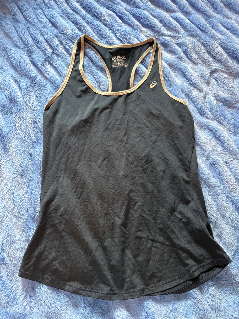 ASICS Navy Performance Tank Top - Picture 2 of 4